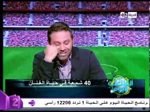 أثناء تقديمه حلقة من برنامجه